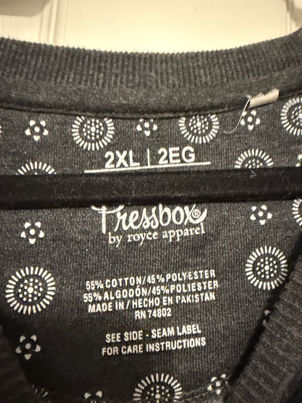 Pressbox Gray Arkansas Razorbacks Sweatshirt with Red Script - Picture 2 of 4